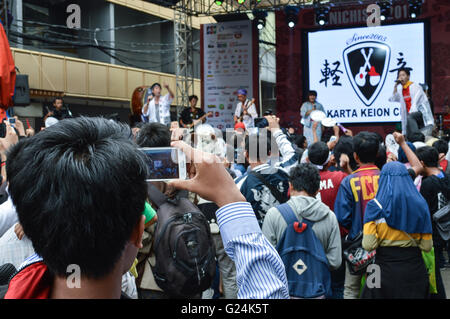 Little tokyo ennichisai japan festival. Blok M, Jakarta, Indonesia Stock Photo