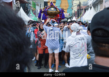 Little tokyo ennichisai japan festival. Blok M, Jakarta, Indonesia Stock Photo