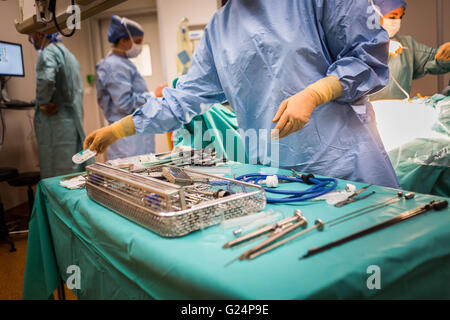 Surgery nurse. Stock Photo