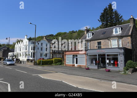 Bridge of Allan street scene Scotland  May 2016 Stock Photo