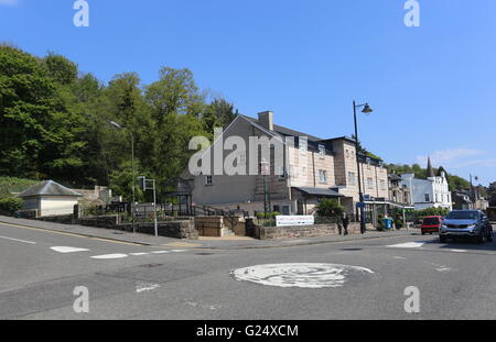 Bridge of Allan street scene Scotland  May 2016 Stock Photo