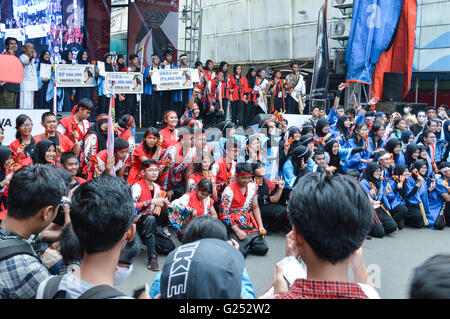 Little tokyo ennichisai japan festival. Blok M, Jakarta, Indonesia Stock Photo