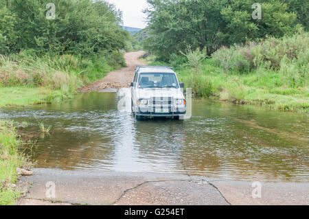 BAVIAANSKLOOF, SOUTH AFRICA - MARCH 6, 2016: The road in the wilderness area of the Baviaanskloof (baboon valley) Stock Photo