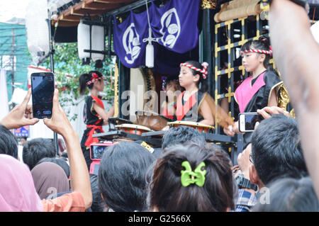 Little tokyo ennichisai japan festival. Blok M, Jakarta, Indonesia Stock Photo