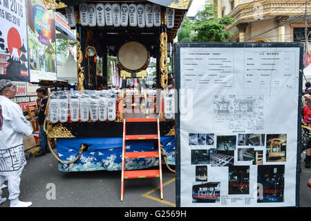 Little tokyo ennichisai japan festival. Blok M, Jakarta, Indonesia Stock Photo