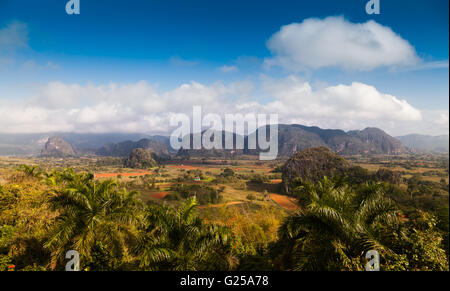 Vinales. View across the Vinales Valley Stock Photo