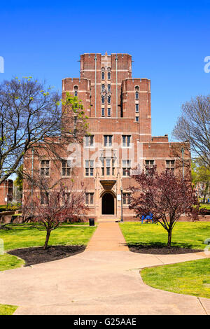 Cravath Hall building (Fisk Library) on Fisk University campus in Nashville TN Stock Photo