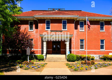 The red brick Academic building formerly the Carnegie Library on Fisk University campus in Nashville TN Stock Photo