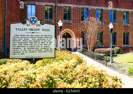 The Talley-Brady Hall building on Fisk University campus in Nashville TN Stock Photo