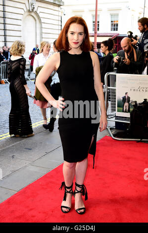 Morfydd Clark attending the UK Premiere of Love and Friendship at