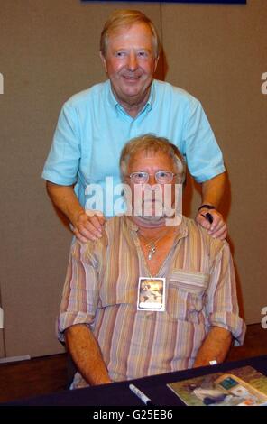 BILL  ODDIE and tim brook taylor at  london film and comic con at earls court london 22/07/2008 Picture By: Brian Jordan / Retna Pictures  Job:  Ref: BJN    -  *World Rights* Stock Photo