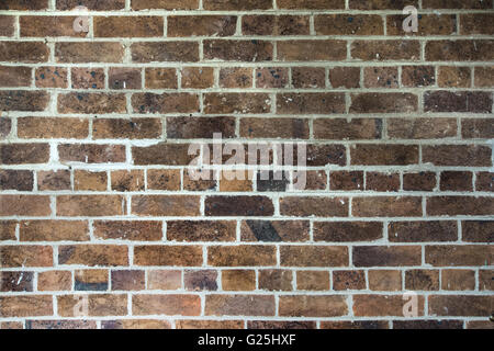 1904 Brick Wall in the style of English Garden Wall Bond. Langford Homestead Walcha Australia Stock Photo