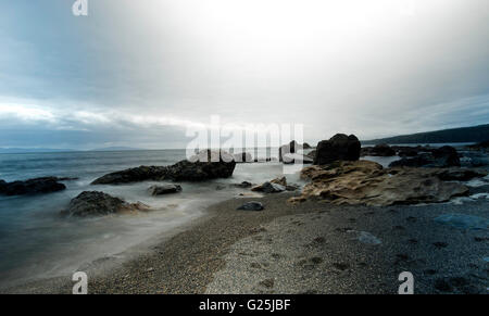 Sombrio beach view Stock Photo