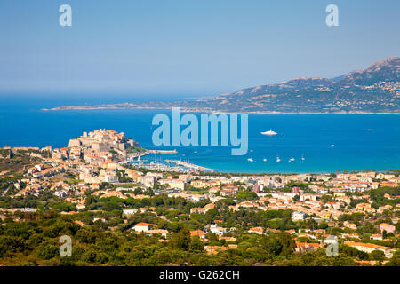 Citadel of Calvi, Corsica, France Stock Photo