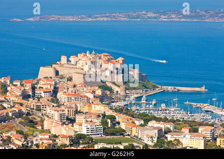 Citadel of Calvi, Corsica, France Stock Photo