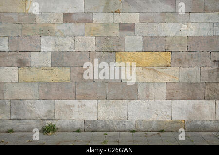natural stone wall background Stock Photo