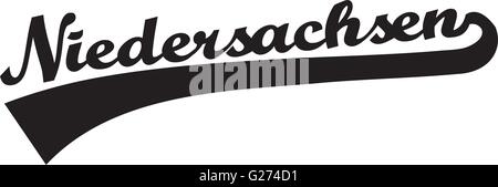 Lower Saxony german Stock Vector