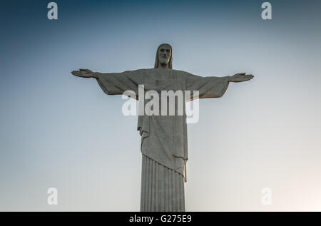 Christ the Redeemer Statue in Rio de Janeiro Brazil Stock Photo