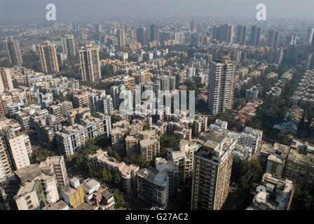 INDIA Mumbai , appartments building and skyscraper in surburban Andheri East, Lokhandwala / INDIEN Mumbai , Appartment Hochhaus Komplex in Andheri East Stock Photo