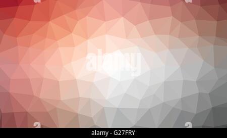 red vector abstract background consisting of low poly triangles Stock Vector