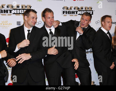 Muhammad Ali's 22nd Celebrity Fight Night at JW Marriott Desert Ridge Resort & Spa  Featuring: Rob Gronkowski Where: Phoenix, Arizona, United States When: 09 Apr 2016 Stock Photo