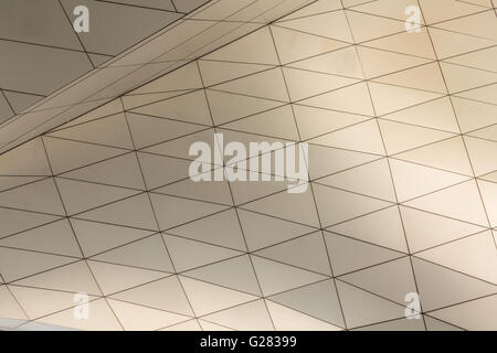 Modern building with curving roof for background Stock Photo
