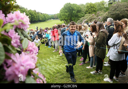 Brian O'Driscoll during the Pro-AM tournament at Wentworth Club, Windsor. Stock Photo