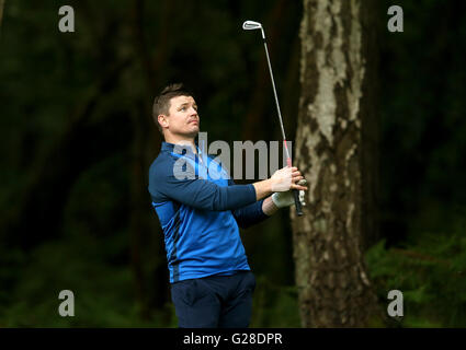 Brian O'Driscoll during the Pro-AM tournament at Wentworth Club, Windsor. PRESS ASSOCIATION Photo. Picture date: Wednesday May 25, 2016. See PA story GOLF Wentworth. Photo credit should read: Adam Davy/PA Wire. RESTRICTIONS.Use subject to Stock Photo