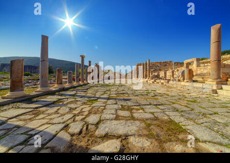 Ruines of Lykian city in Turkey Stock Photo