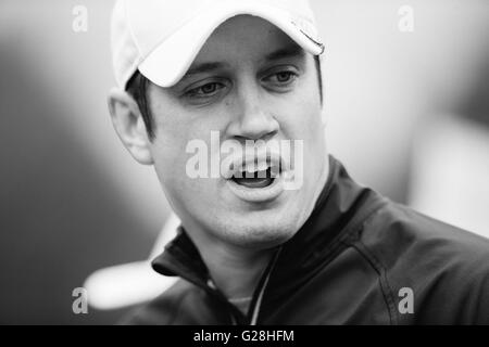 WENTWORTH, UK: May, 25, 2016 Vernon Kay competing in the BMW PGA Celebrity Pro-Am at Wentworth. Stock Photo