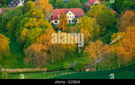 Aerial view, country inn Guthof Solzow in Vipperow, Hotal, Country ...