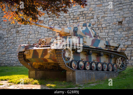 Panzer IV at Military Museum in Belgrade, Serbia Stock Photo