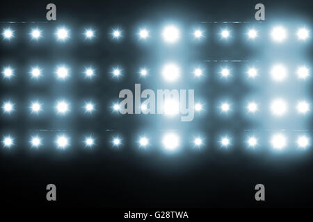 Digitally generated image of blue spotlight Stock Photo