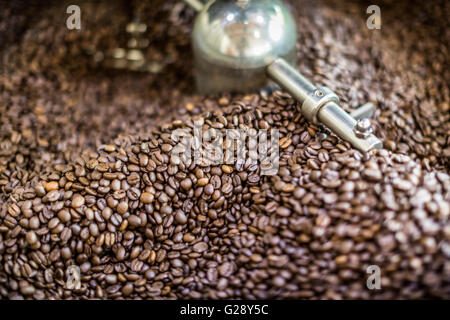Roasted coffee beans, can be used as a background Stock Photo