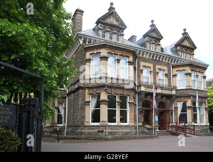 May 2016 - The Mansion house in Cardiff, a well known wedding reception venue, Stock Photo