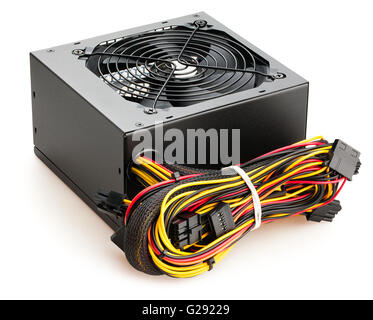 pc power supply isolated Stock Photo