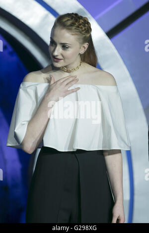 Beijing, China. 19th May, 2016. Bryan Singer, Evan Peters and Sophie Turner promote for X-Men: Apocalypse in Beijing, China on 19th May, 2016. © TopPhoto/Alamy Live News Stock Photo