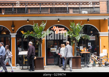 Front Entrance, Havana Central Restaurant & Bar, Times Square, NYC, USA Stock Photo