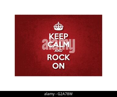 Keep Calm And Be My Rock-n-roll Queen Typography. Grunge Poster