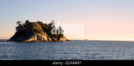 Whyte Island in  Park, West Vancouver Stock Photo