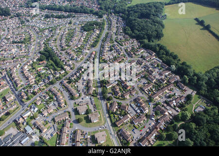 An aerial view of the Devon town of Exmouth Stock Photo - Alamy