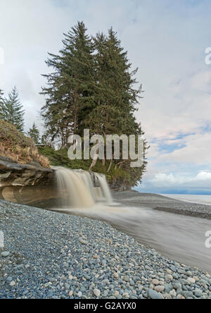 New Sandcut Beach Full view 3 Stock Photo