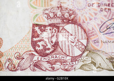 macro photo of money from belgium Stock Photo