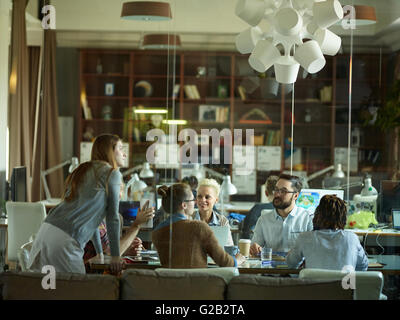 Creative team having discussion Stock Photo
