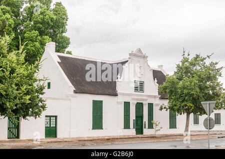 GRAAFF REINET, SOUTH AFRICA - MARCH 7, 2016: The historic Urquhart House in Graaff Reinet, built circa 1820, now a museum Stock Photo