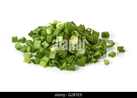 Chopped Green Onions On White Stock Photo, Picture and Royalty Free Image.  Image 13972236.