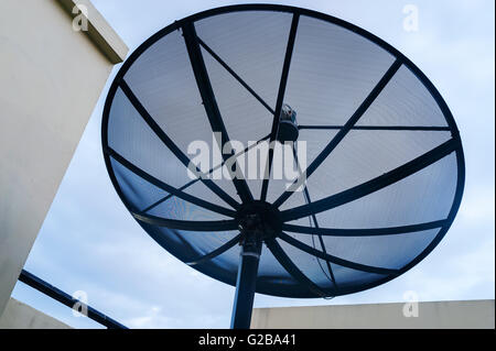 Radar in blue sky sunlight Stock Photo - Alamy