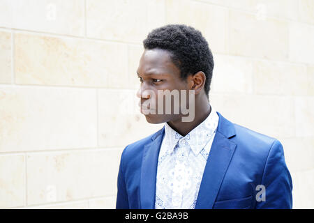 young man of african descent Stock Photo