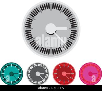 Clock icons set vector illustration Stock Vector Image & Art - Alamy