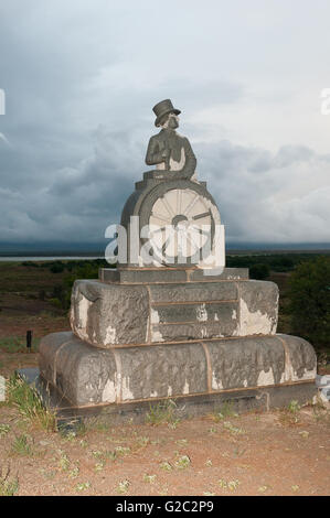 statue of Andries Pretorius Voortrekker monument Pretoria South Africa ...
